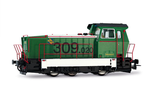 Electrotren ADIF 309 Diesel Locomotive Green/White VI HE2027 HO Gauge