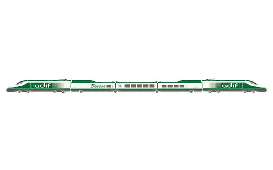 Electrotren ADIF A330 Seneca White/Green 5 Car Test EMU VI(DCC-Fitted) HE2030D