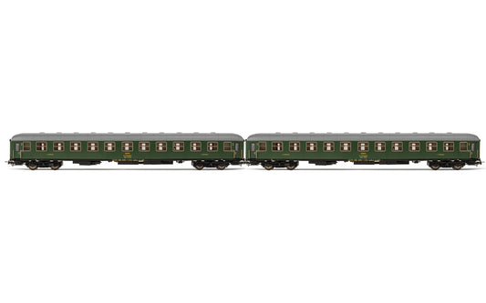 Electrotren RENFE BBL-8100 Olive Green Coach Set (2) IV HO Gauge HE4036
