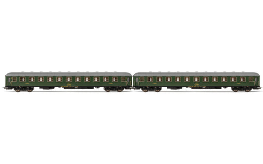 Electrotren RENFE BBL-8100 Olive Green Coach Set (2) IV HO Gauge HE4036