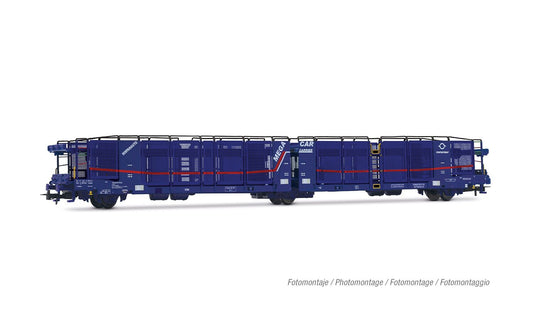 Electrotren Transfesa/Hispanauto Laeks Mega Car Carrier Red VI HE6085 HO Gauge