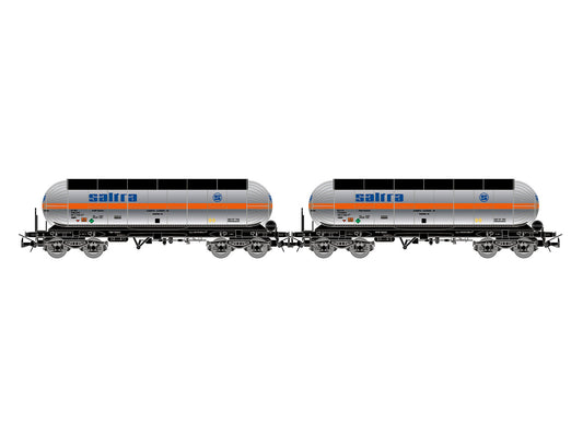Electrotren RENFE Saltra Gas Tank Wagon Set (2) IV HE6098 HO Gauge