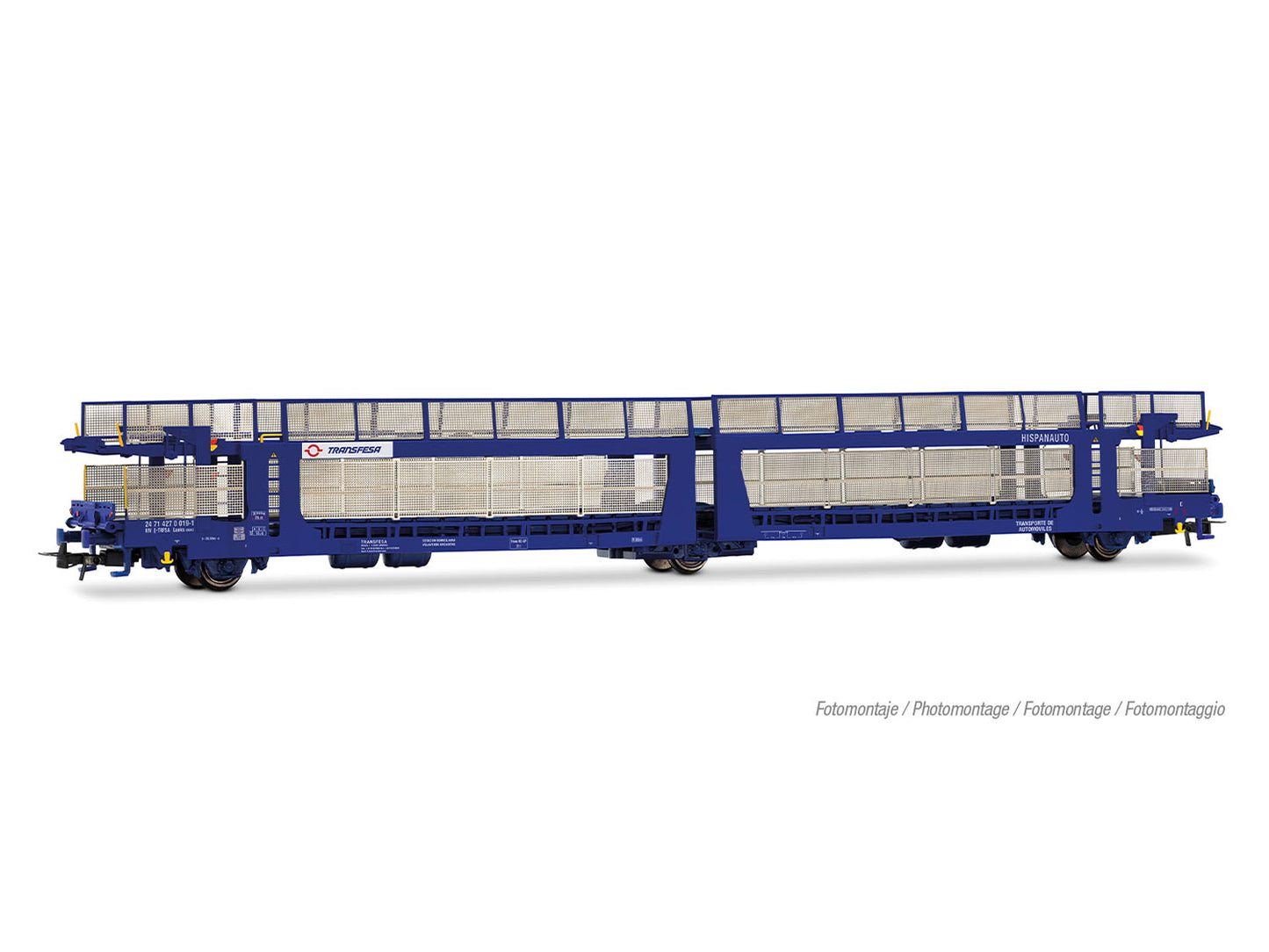 Electrotren Transfesa Laeks63C Hispanauto Car Transporter VI HE6100 HO Gauge