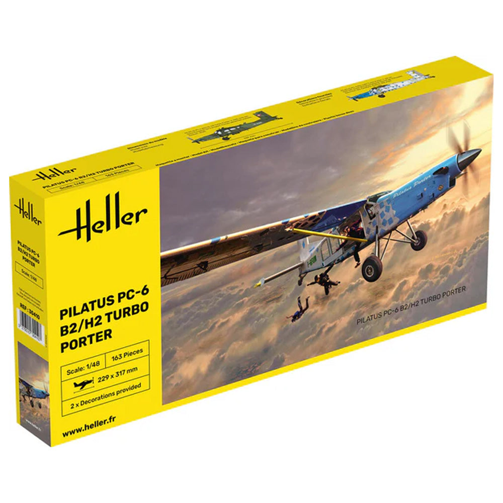 Heller 30410 Pilatus PC-6 B2/H2 Turbo Porter 1:48 Model Kit
