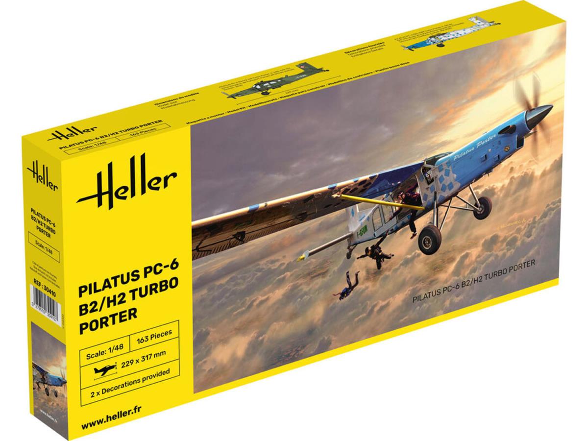 Heller 30410 Pilatus PC-6 B2/H2 Turbo Porter 1:48 Model Kit