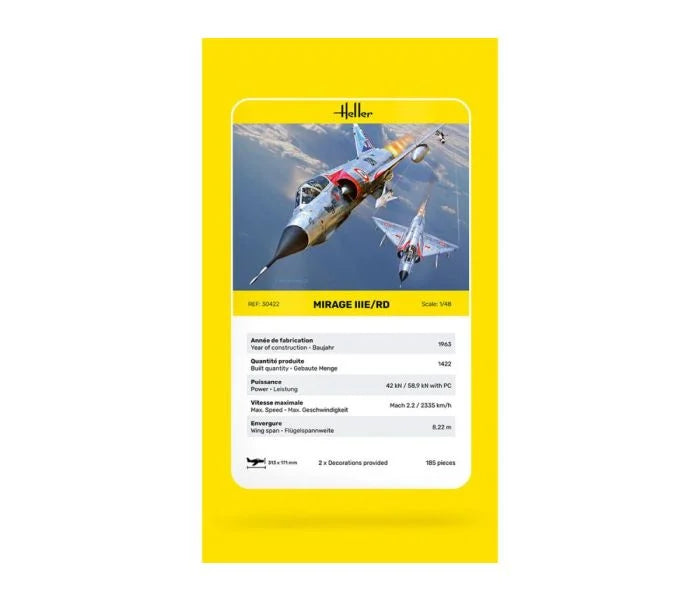 Heller 30422 French Mirage IIIE/RD 1:48 Model Kit