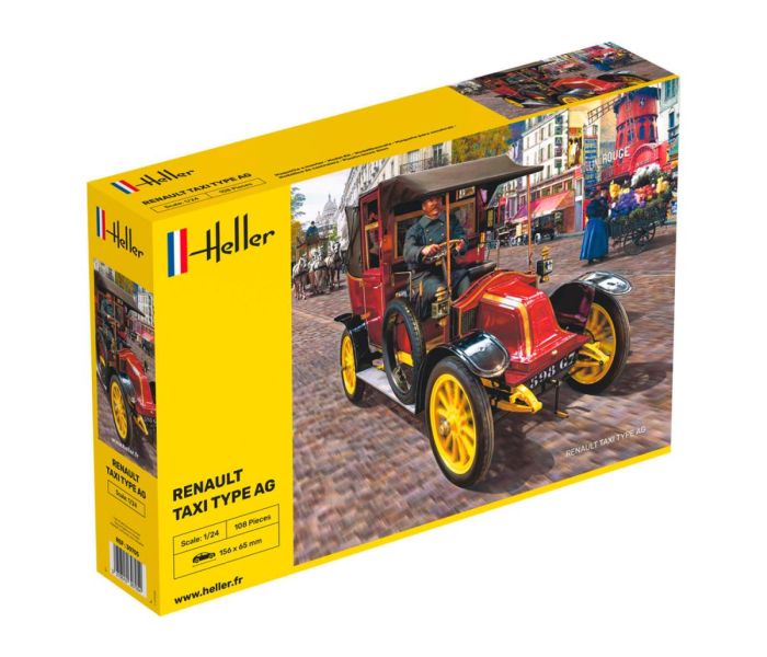Heller 30705 Renault Type AG Taxi 1:24 Model Kit