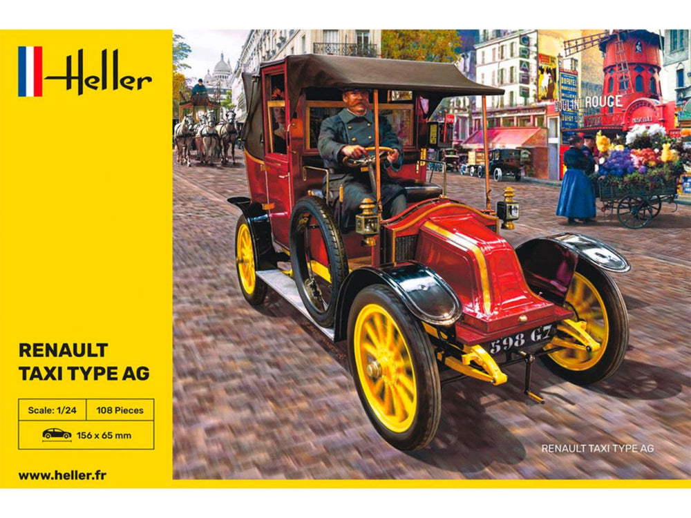Heller 30705 Renault Type AG Taxi 1:24 Model Kit