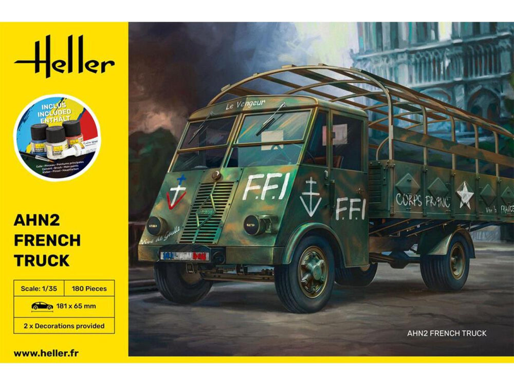 Heller 35324 French AHN2 Truck Starter Kit 1:35 Model Kit