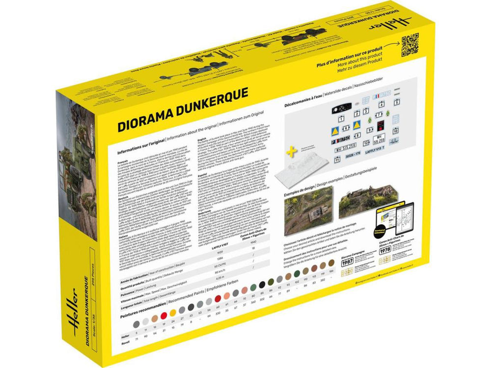 Heller 35326 Dunkerque Diorama Starter Kit 1:35 Model Kit