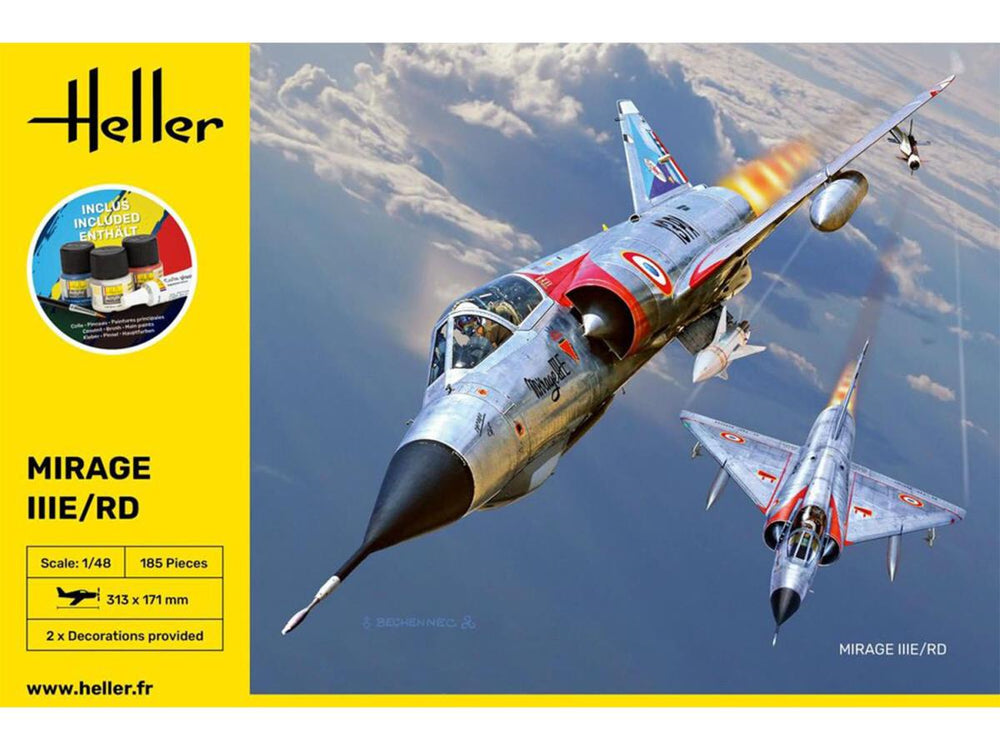Heller 35422 French Mirage IIIE/RD Starter Kit 1:48 Model Kit