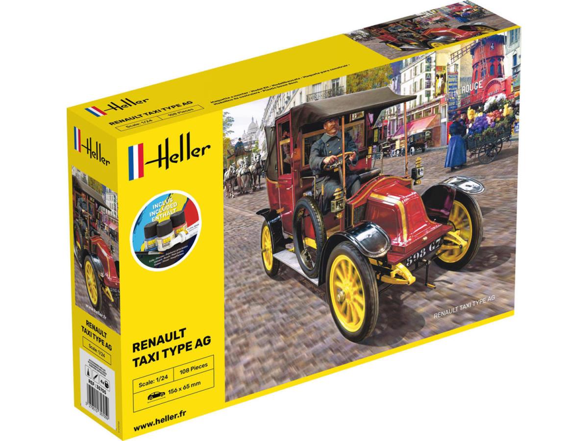 Heller 35705 Renault Type AG Taxi Starter Kit 1:24 Model Kit