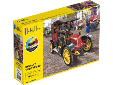 Heller 35705 Renault Type AG Taxi Starter Kit 1:24 Model Kit