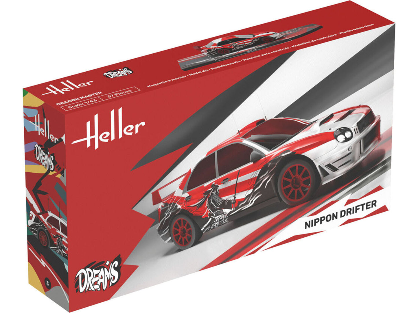 Heller 41003 Nippon Drifter Heller Dreams Kit 1:43 Model Kit