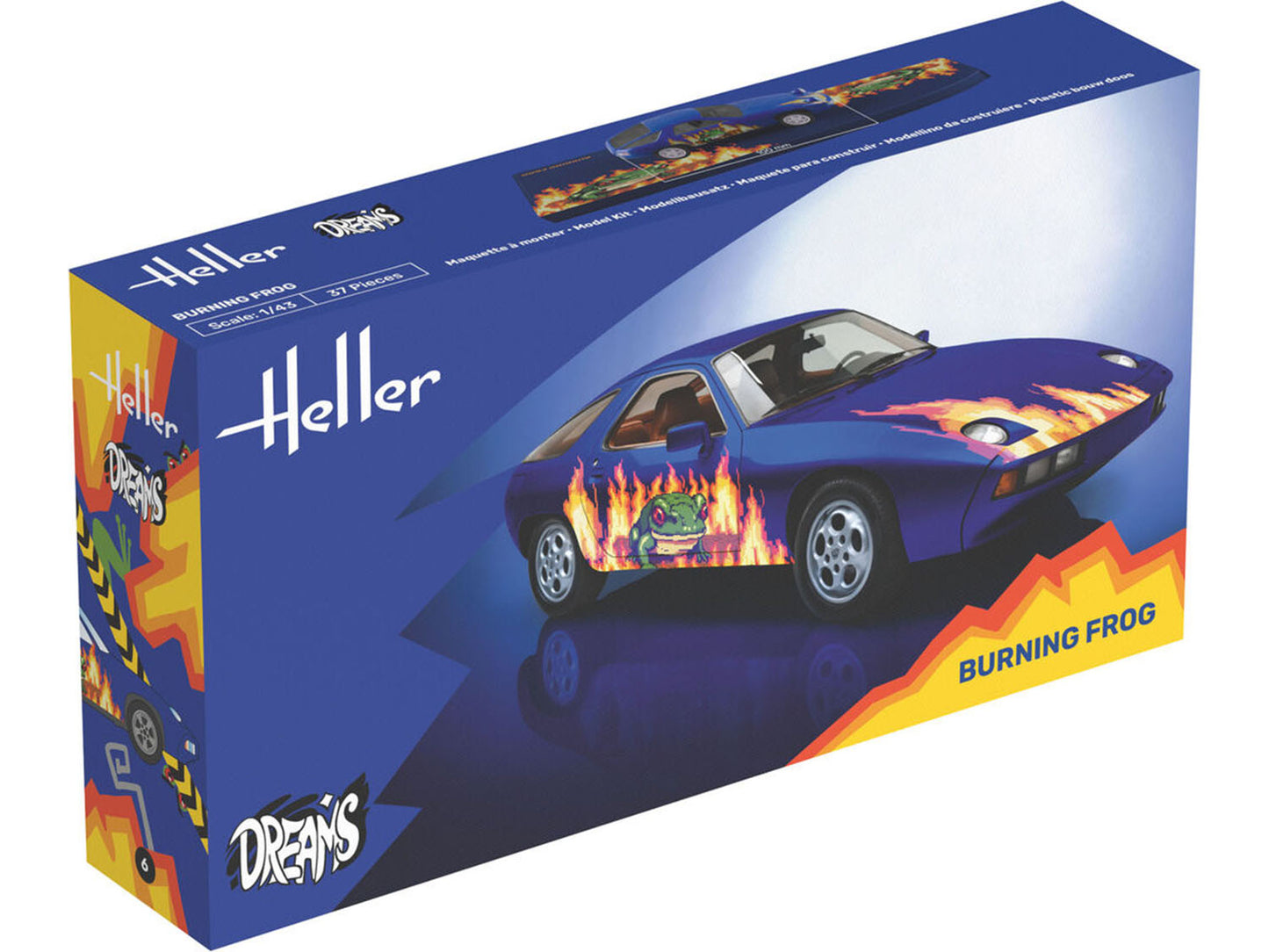 Heller 41006 Burning Frog Heller Dreams Kit 1:43 Model Kit