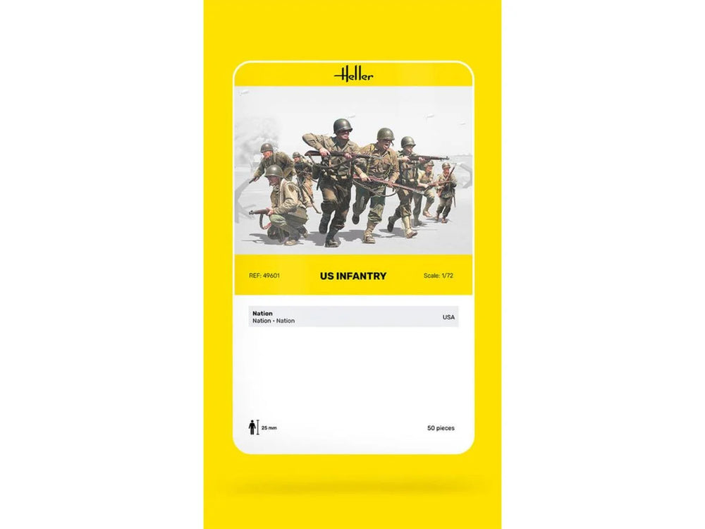 Heller 49601 US Infantry 1:72 Model Kit