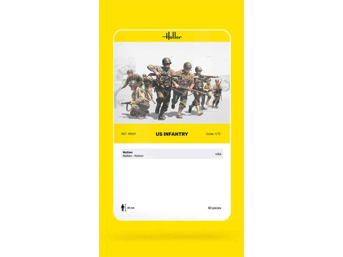 Heller 49601 US Infantry 1:72 Model Kit