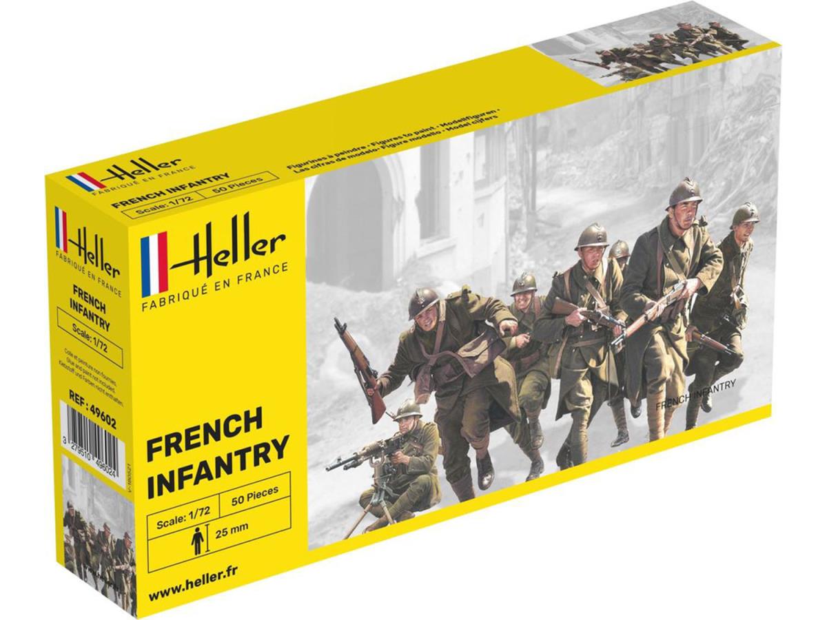 Heller 49602 French Infantry 1:72 Model Kit