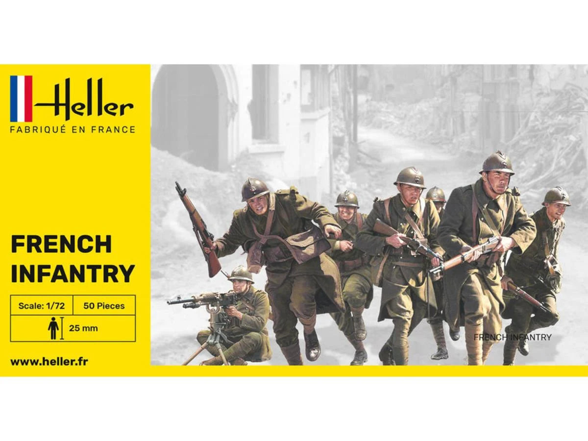 Heller 49602 French Infantry 1:72 Model Kit