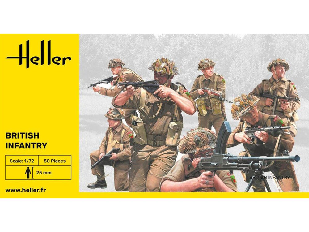Heller 49604 British Infantry 1:72 Model Kit