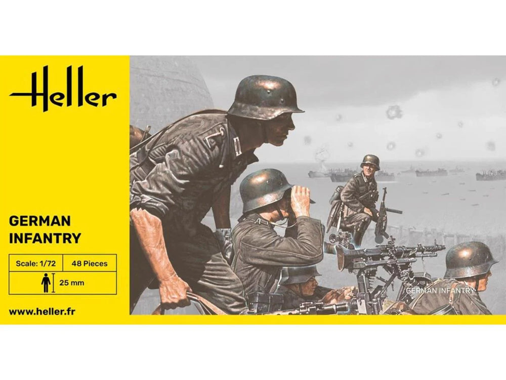 Heller 49605 German Infantry 1:72 Model Kit
