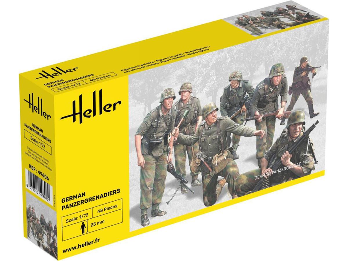 Heller 49606 German Tank Grenadiers 1:72 Model Kit