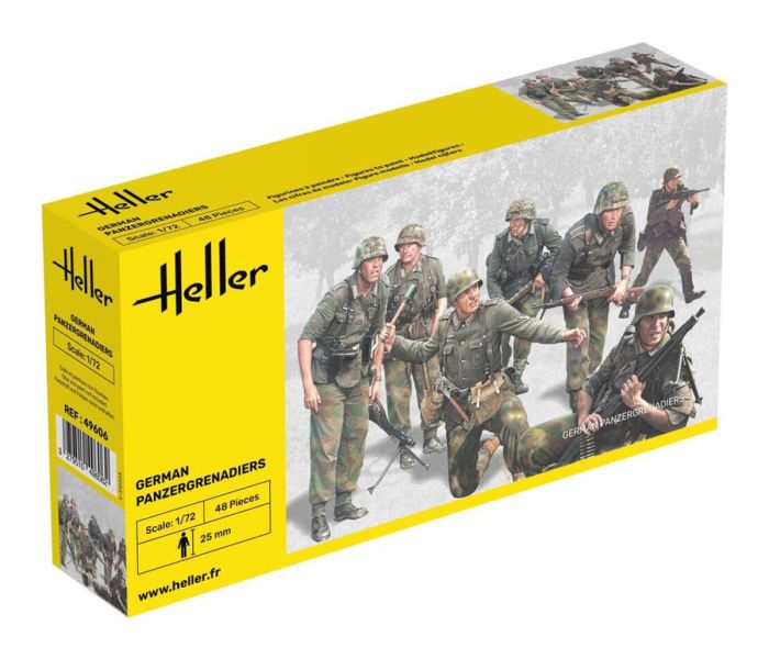 Heller 49606 German Tank Grenadiers 1:72 Model Kit