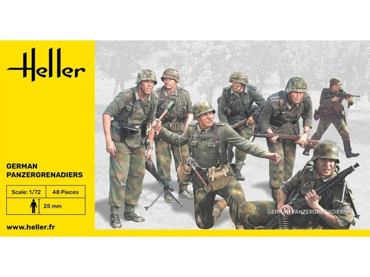 Heller 49606 German Tank Grenadiers 1:72 Model Kit