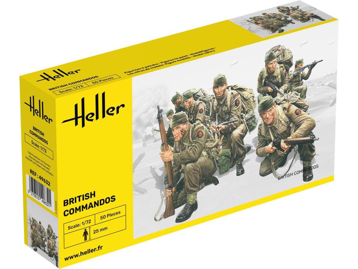 Heller 49632 British Commandos 1:72 Model Kit
