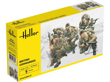 Heller 49632 British Commandos 1:72 Model Kit