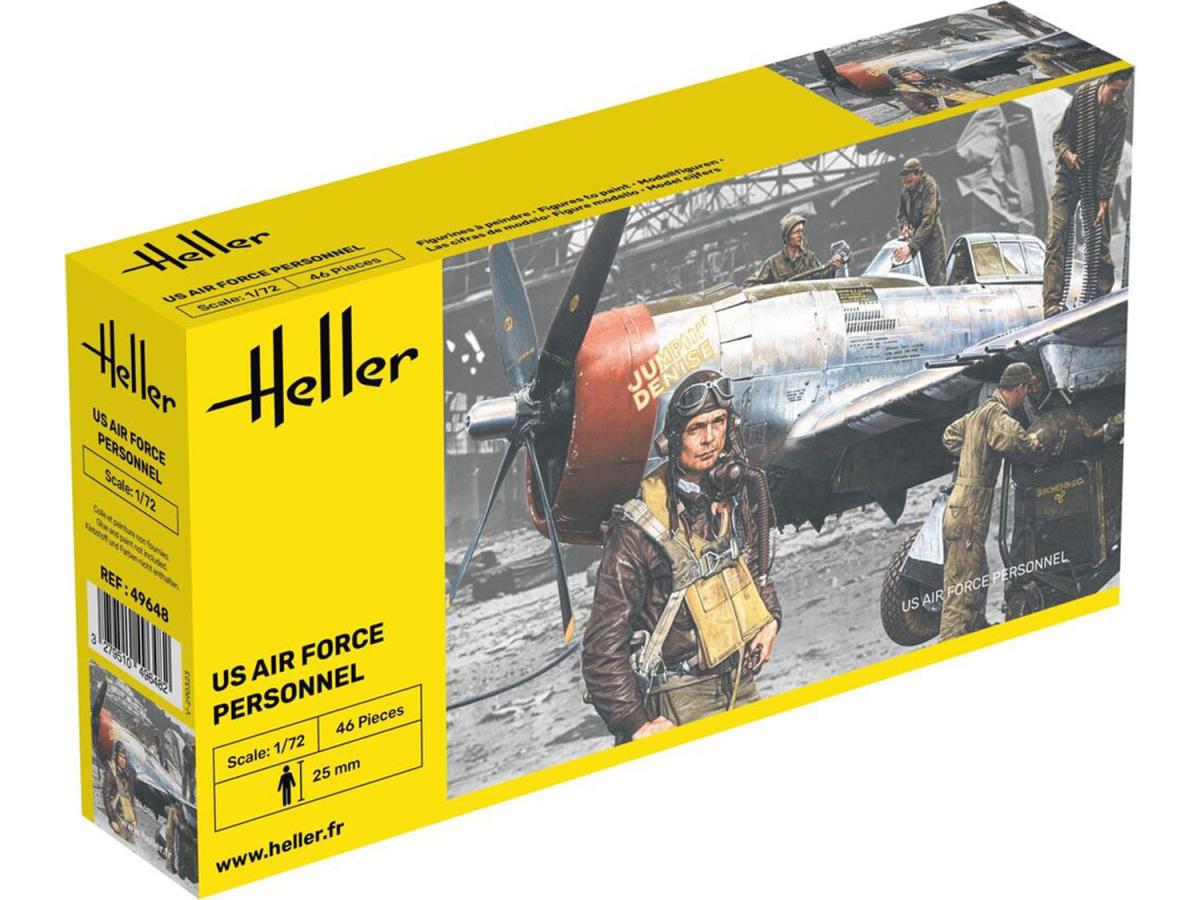 Heller 49648 US Air Force Personnel 1:72 Model Kit