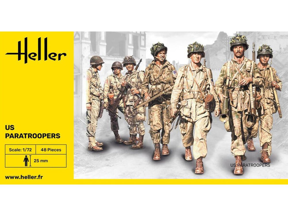 Heller 49651 US Paratroopers 1:72 Model Kit