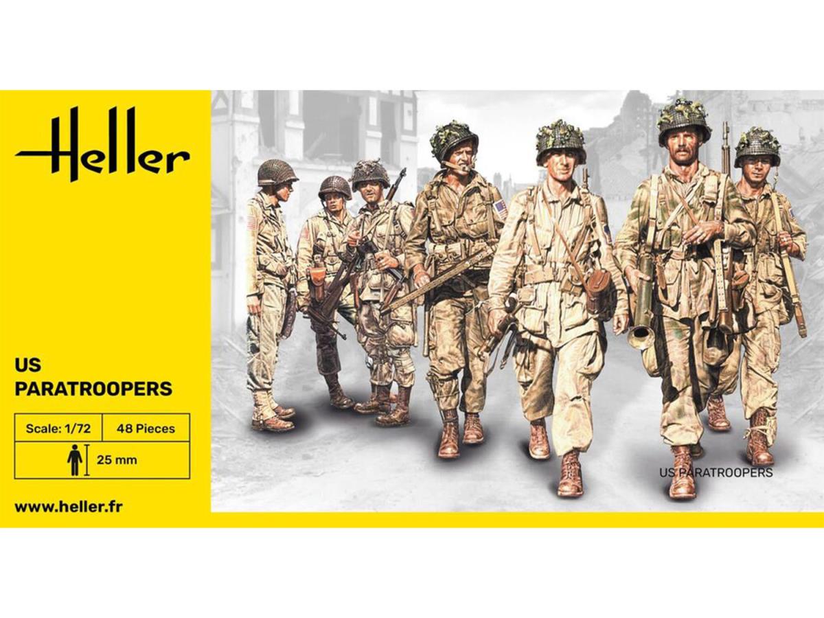 Heller 49651 US Paratroopers 1:72 Model Kit