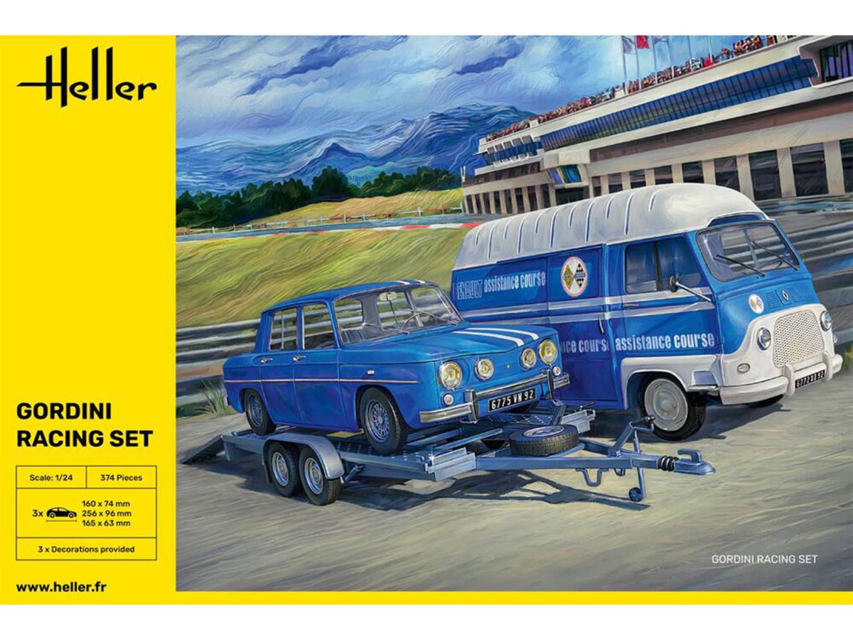 Heller 50328 Gordini Racing Set Renault Estafette 1:24 Model Kit