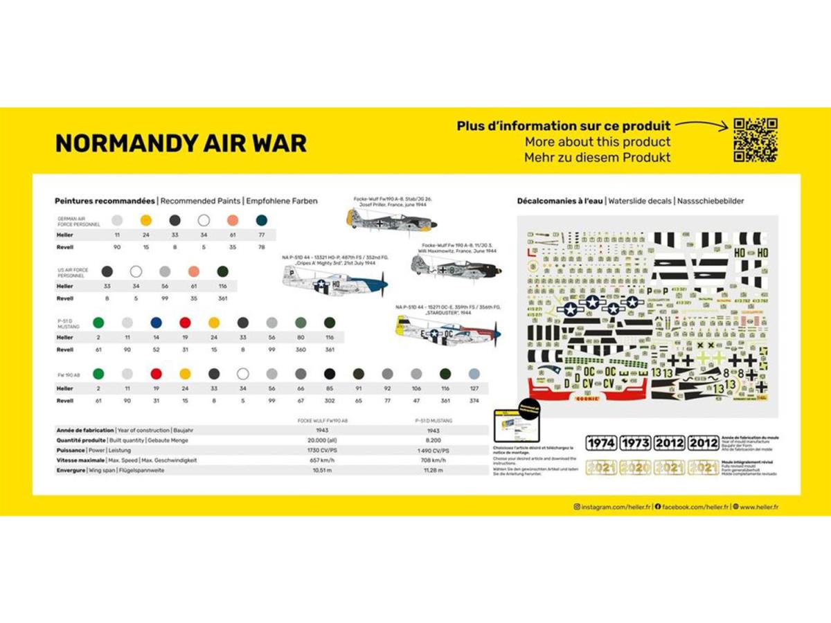Heller 50329 Normandy Air War Diorama 1:72 Model Kit