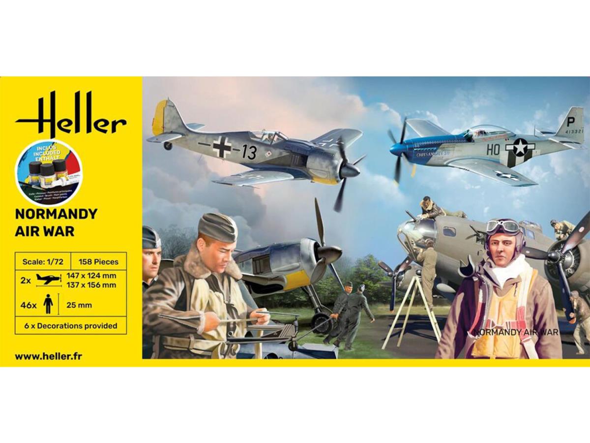 Heller 52329 Normandy Air War Diorama Starter Kit 1:72 Model Kit