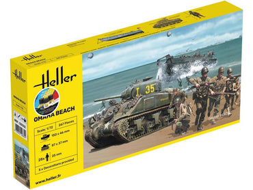 Heller 52332 Omaha Beach Diorama Starter Kit 1:72 Model Kit