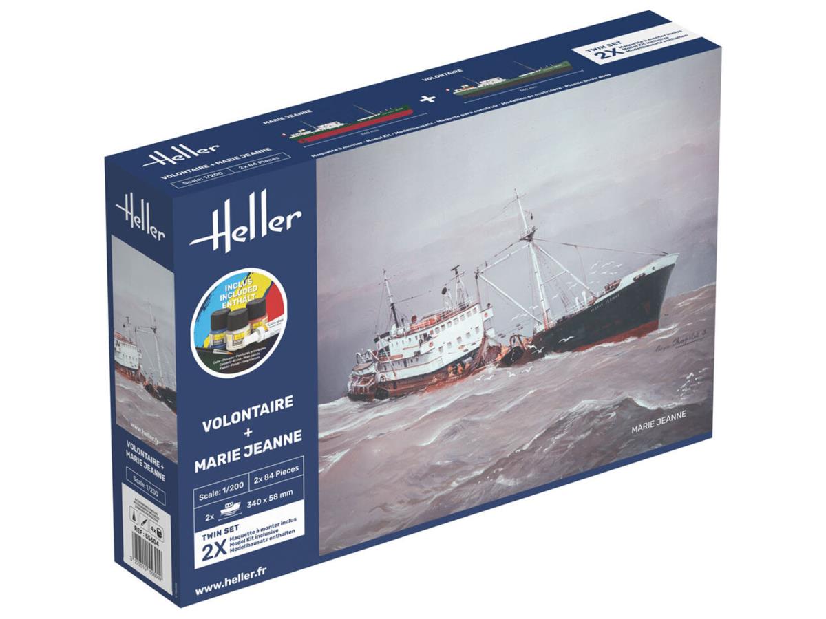 Heller 55604 Volontaire & Marie Jeanne Twin Set Starter Kit 1:200)