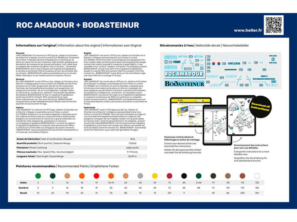 Heller 55608 Roc Amadour & Bodasteinur Twin Set Starter Kit 1:200)