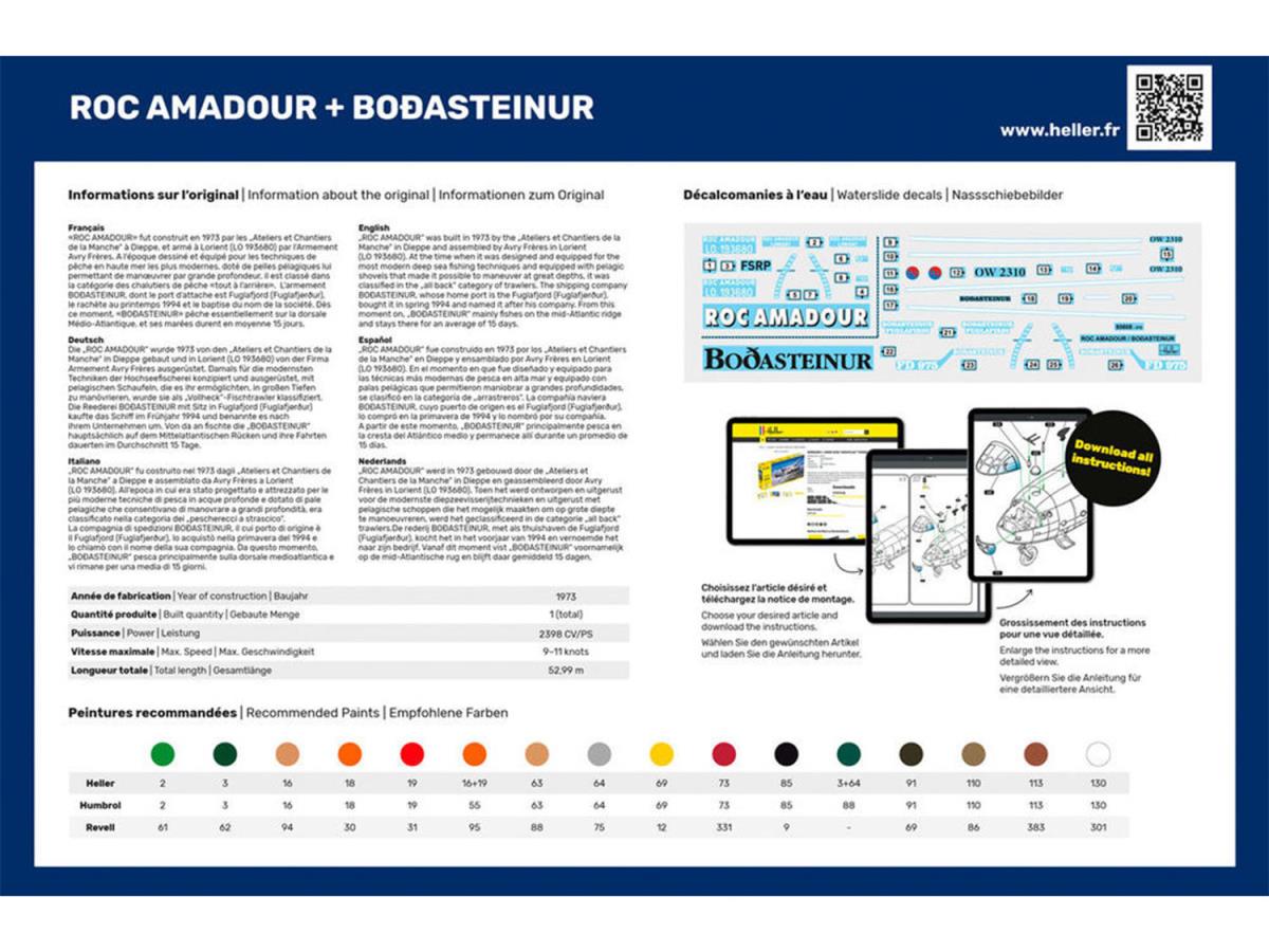 Heller 55608 Roc Amadour & Bodasteinur Twin Set Starter Kit 1:200)