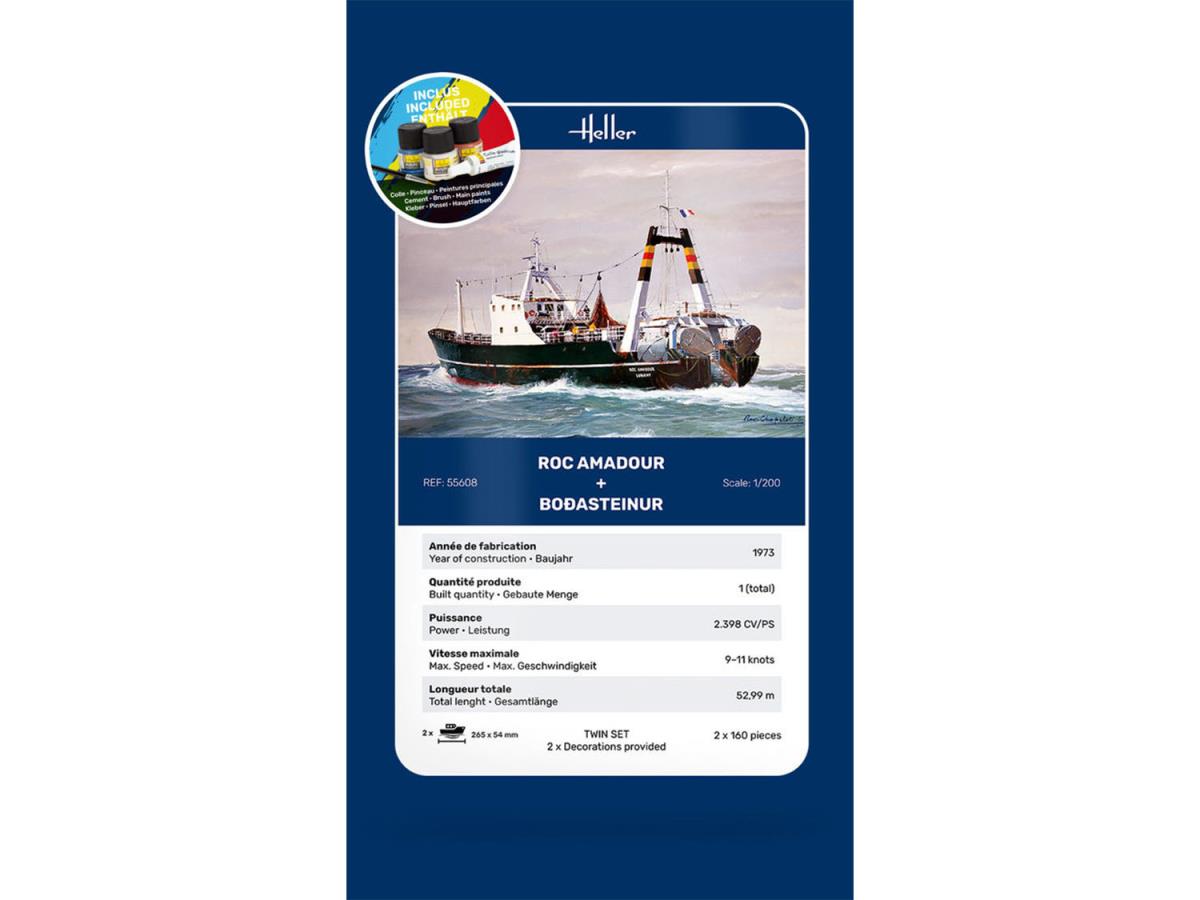 Heller 55608 Roc Amadour & Bodasteinur Twin Set Starter Kit 1:200)