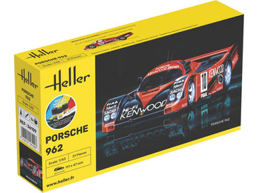 Heller 56109 Porsche 962 Starter Set 1:43 Model Kit