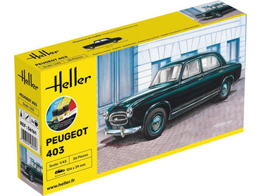 Heller 56161 Peugeot 403 Starter Kit 1:43 Model Kit