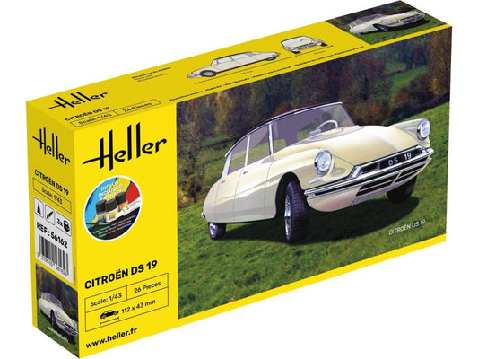 Heller 56162 Citroen DS 19 Starter Kit 1:43 Model Kit