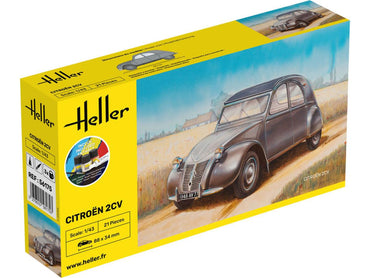 Heller 56175 Citroen 2CV Starter Kit 1:43 Model Kit
