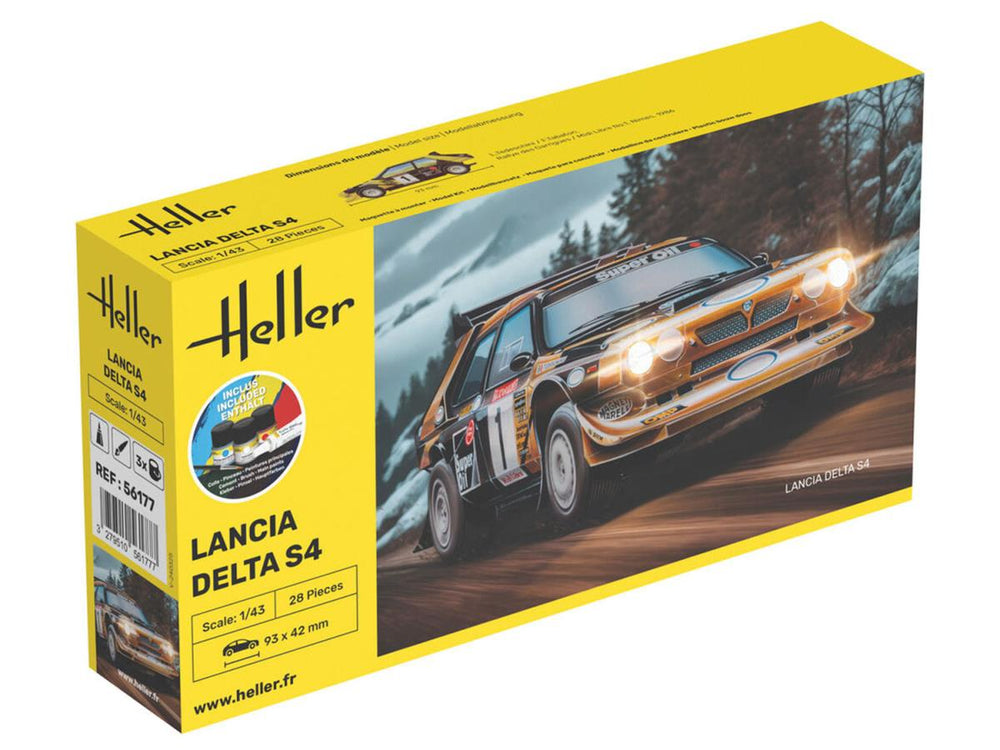 Heller 56177 Lancia Delta S4 Starter Kit 1:43 Model Kit