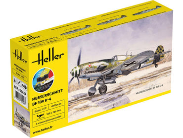 Heller 56229 German Messerschmitt Bf 109 K-4 Starter Kit 1:72 Model Kit