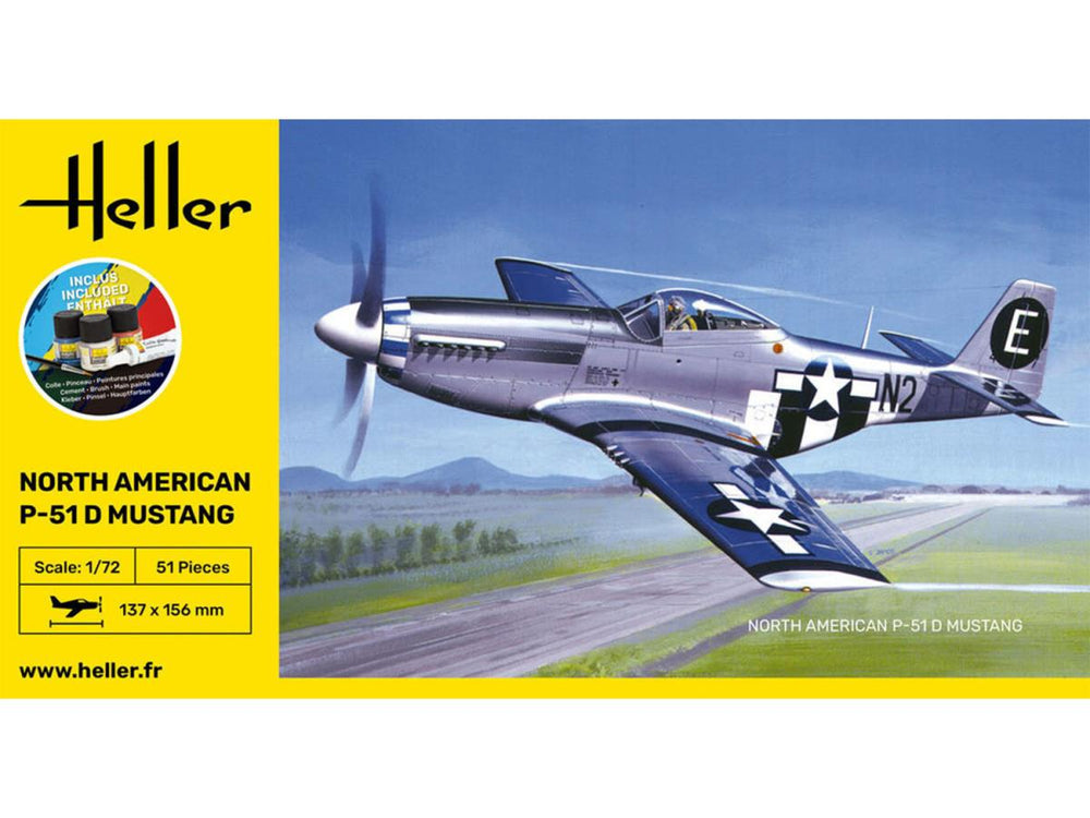 Heller 56272 US Grumman F6F-5 Hellcat Starter Kit 1:72 Model Kit