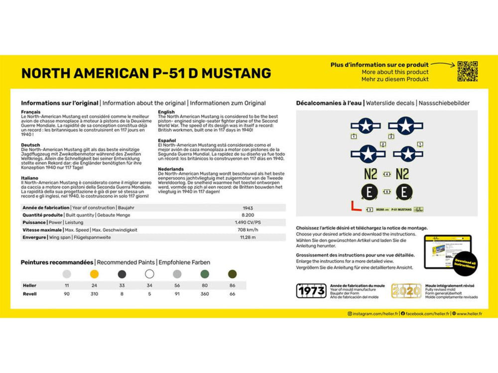 Heller 56272 US Grumman F6F-5 Hellcat Starter Kit 1:72 Model Kit