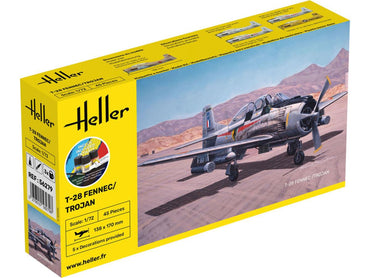 Heller 56279 US North American T-28 Fennec/Trojan Starter Kit 1:72)
